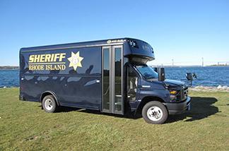 RI sheriff van